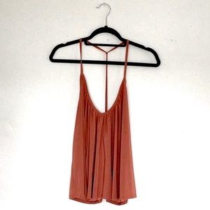 Forever 21 t strap back flowy top